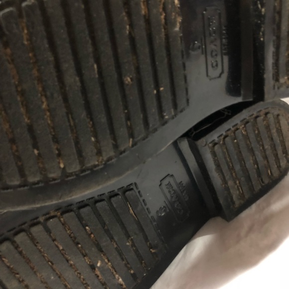 Coach rain boots size 6 black - Picture 6 of 6